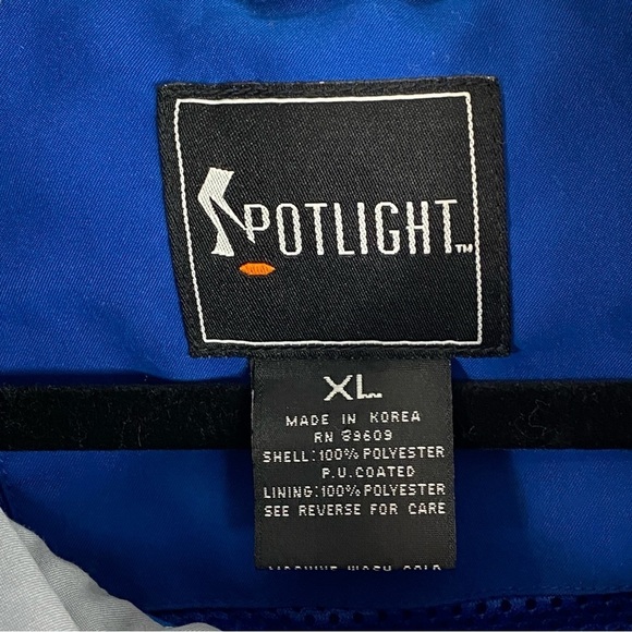 Vintage Men’s University of Florida Gators Blue Hooded Windbreaker Jacket Sz XL - Picture 5 of 9